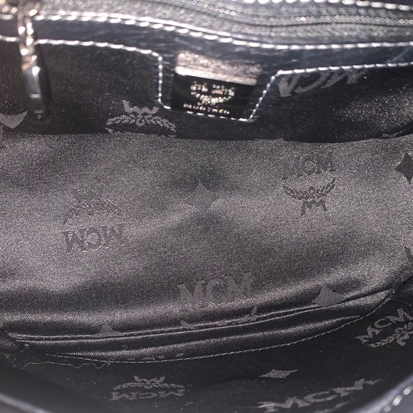 MCM Black Crossbody Bag with Monogram - Picture 11 of 16